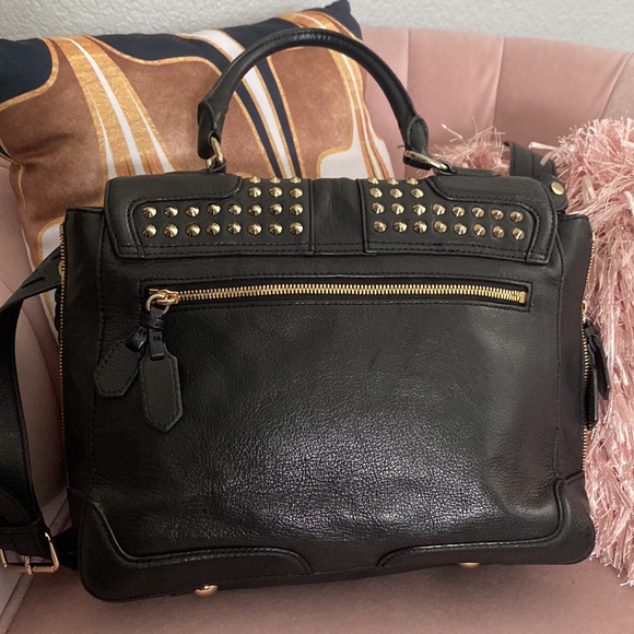 🖤✨EUC Rebecca Minkoff Elle Studded Satchel. - Picture 6 of 12